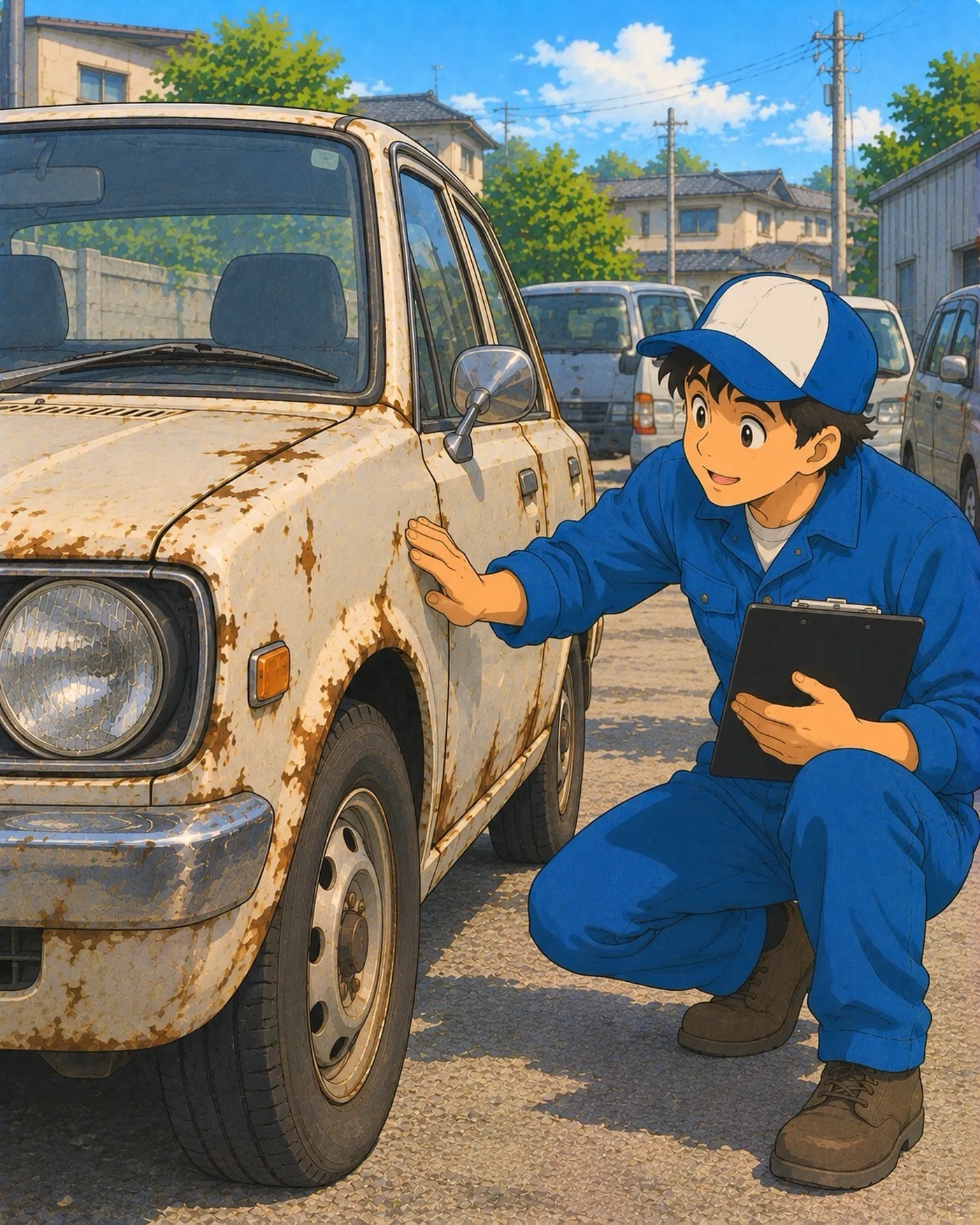 サビだらけの車でも売れます🔩